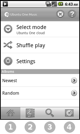 Убунту One Music app