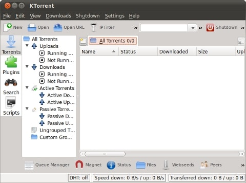 BitTorrent клиент KTorrent 