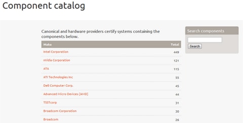 Canonical представила список Linux-совместимых аппаратных компонентов