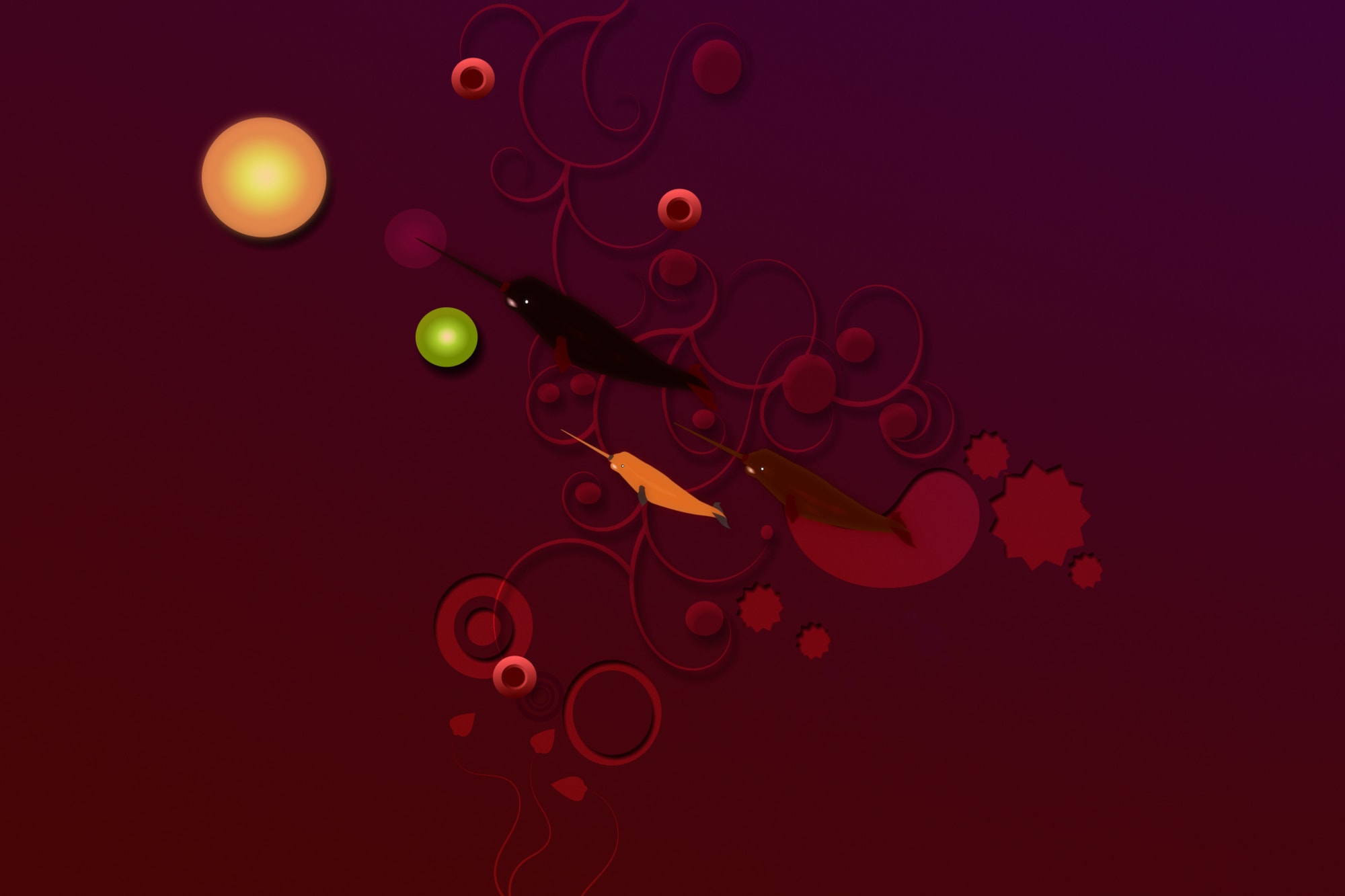 Ubuntu 11.04 проделаны художественные работы
