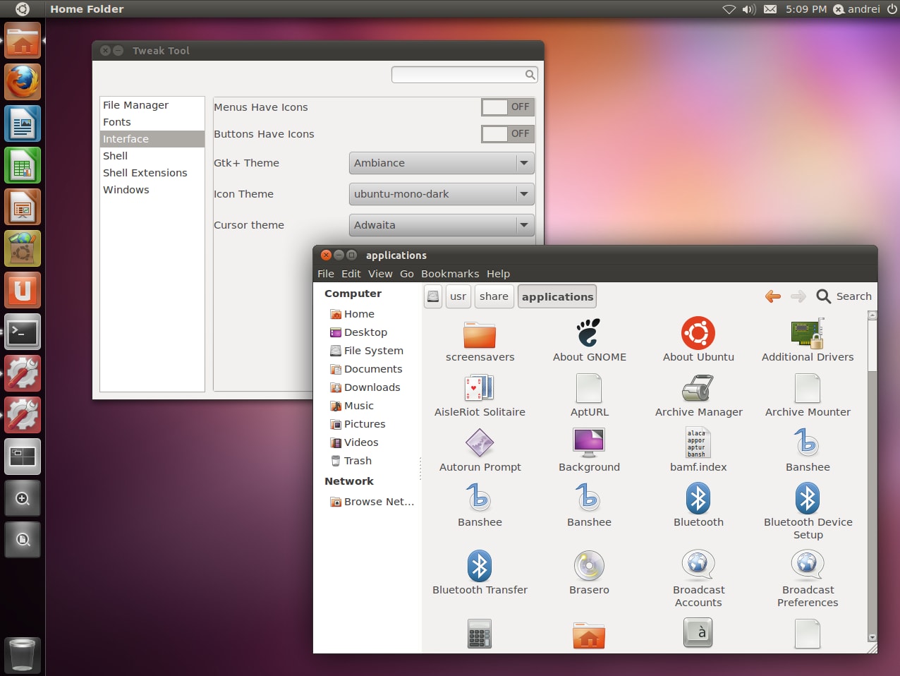 Ubuntu по умолчанию