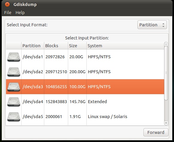 Gdiskdump - клонирование жесткого диска в Ubuntu 11.04