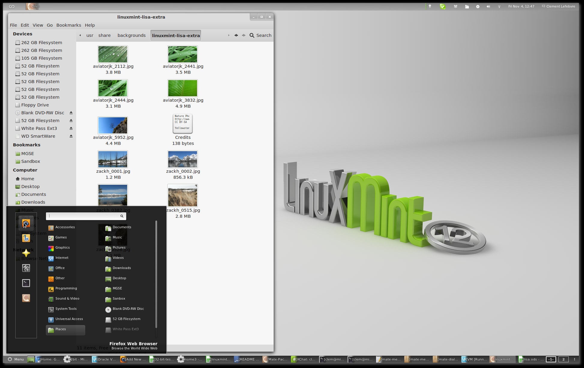 Linux Mint 12 будет использовать GNOME Shell по умолчанию