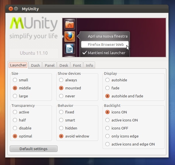 MyUnity - твикер для настройки Unity