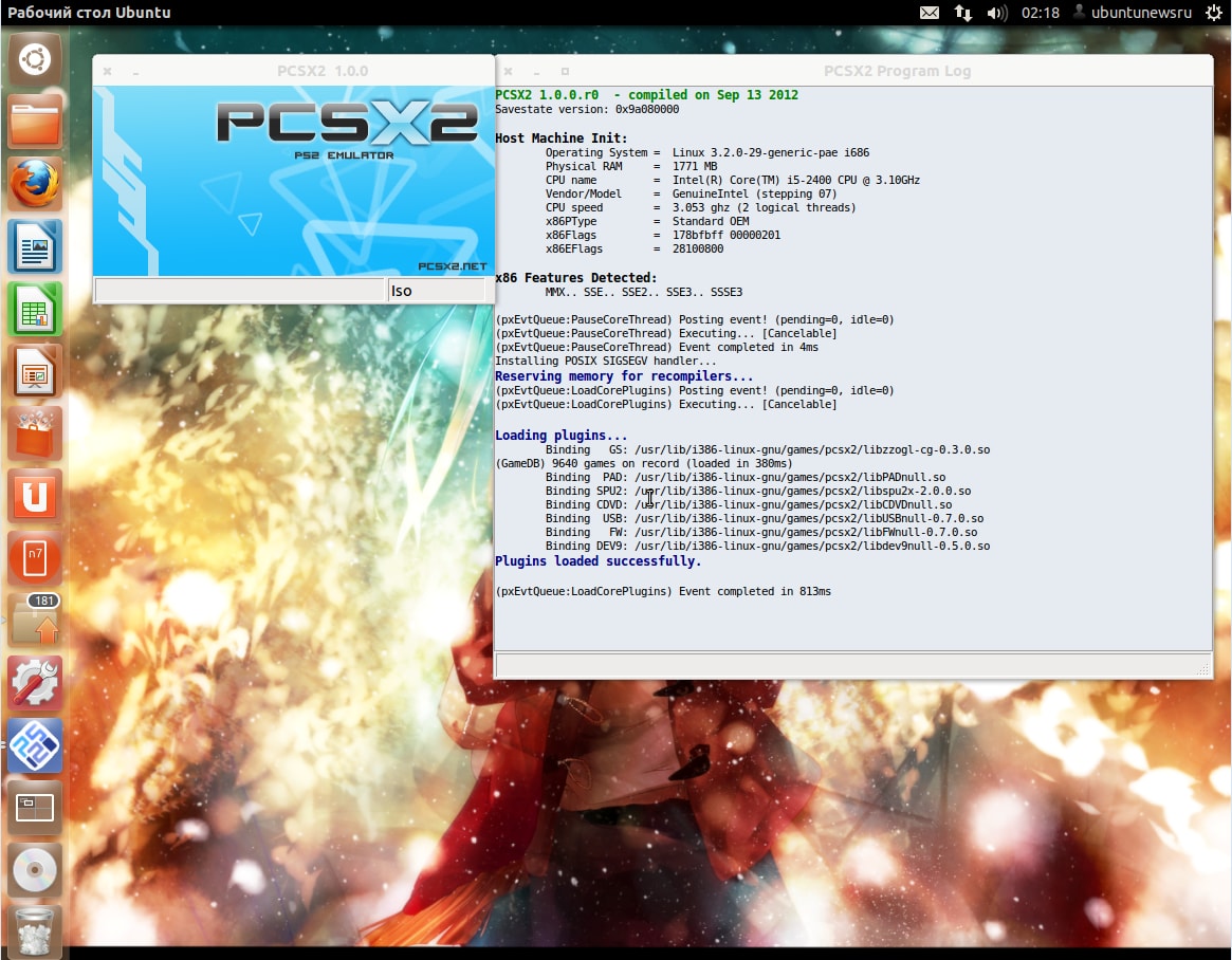 PCSX2: установка эмулятора PlayStation 2 в Ubuntu 12.10 и 12.04